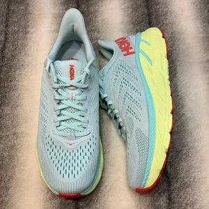 { Hoka One One } Clifton 7 Morning Mist Sneakers